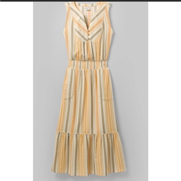 PRANA California Dreaming Organic Cotton Maxi Dress - Picture 10 of 11